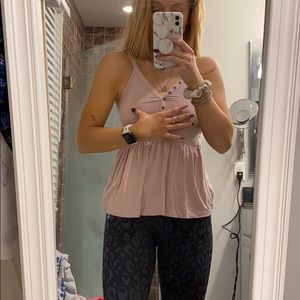American Eagle Peplum Tank
